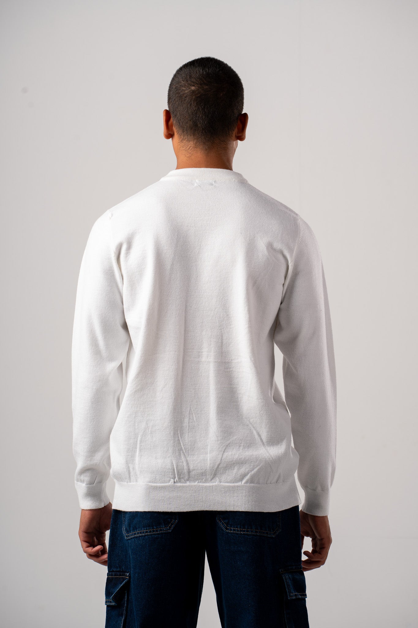 Off White Crewneck Pullover